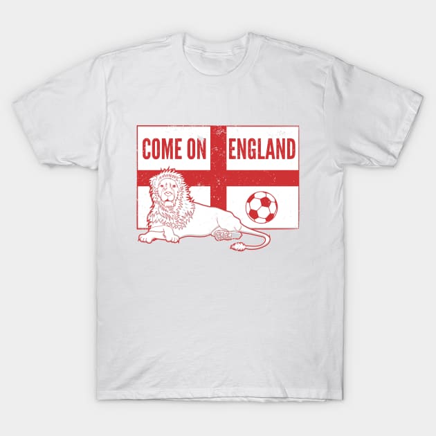 England World Cup Football Fan Russia 2018 T-Shirt by atomguy